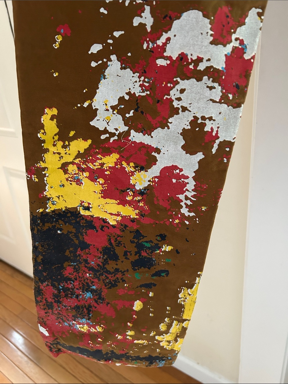 MNML Brown Paint-Splatter Pants - Picture 5 of 8